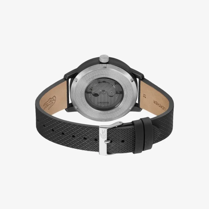 Lacoste.12.12 Automatikuhr aus Leder