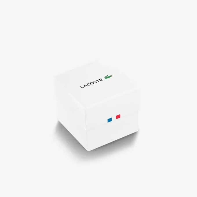 Lacoste.12.12 Uhr mit weißem Silikonarmband