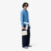 Lacoste Club Satchel aus genarbtem Leder