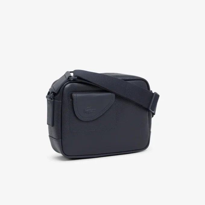 Lacoste Club Satchel aus genarbtem Leder