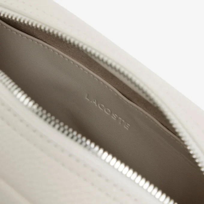 Lacoste Club Satchel aus genarbtem Leder