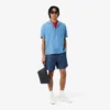 Lacoste Clutch aus genarbtem Leder
