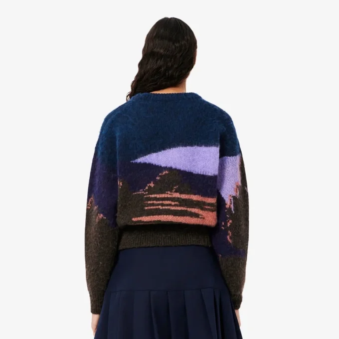 Landscape-Wollpullover für Damen