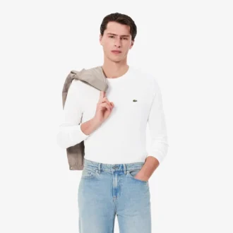 Langarm-T-Shirt aus Pima-Baumwolle für Herren