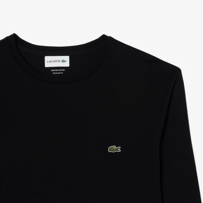 Langarm-T-Shirt aus Pima-Baumwolle für Herren