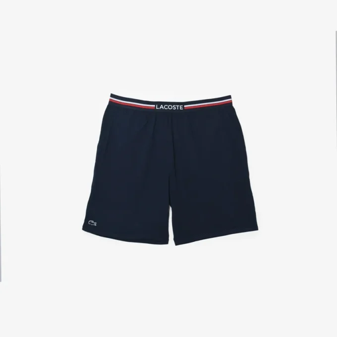 Lange Boxershorts für Herren mit gestreiftem Bund
