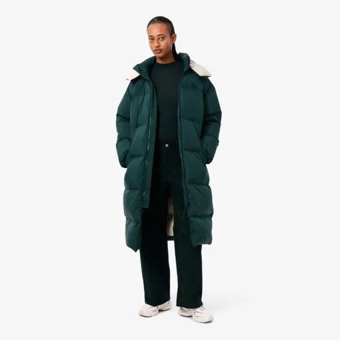 Lange Oversize-Daunenjacke für Damen