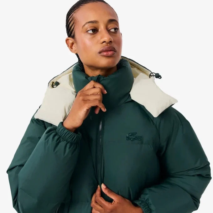 Lange Oversize-Daunenjacke für Damen