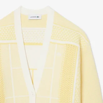 Langer Cardigan „Tennis Court“