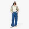 Langer, oversized, wasserabweisender Parka für Damen