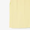 Langes Poloshirt aus gerippter Baumwolle für Damen