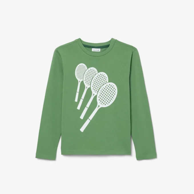 Langärmliges Baumwoll-T-Shirt