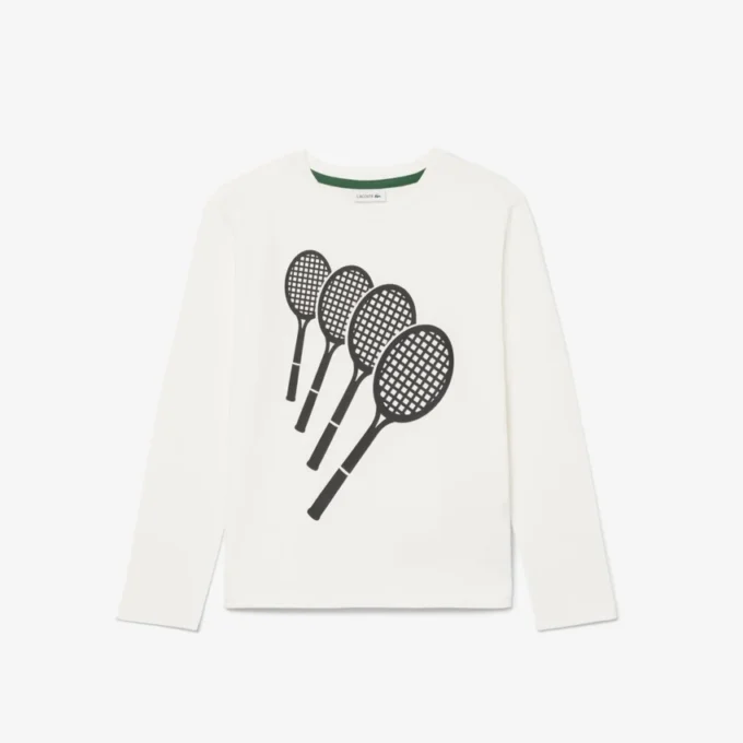 Langärmliges Baumwoll-T-Shirt
