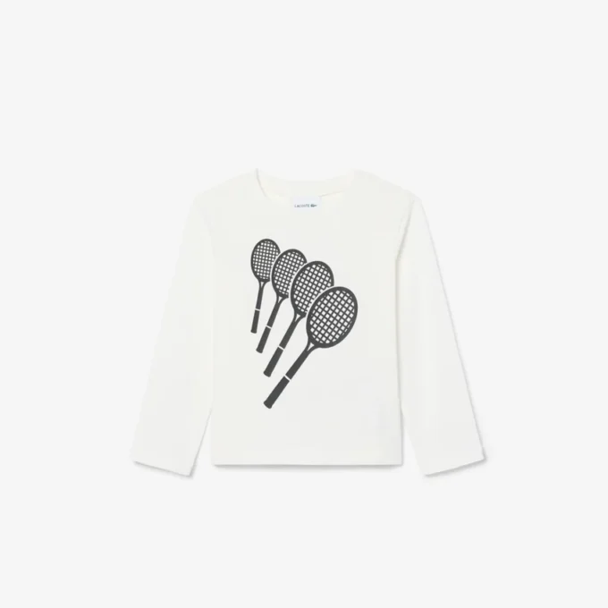 Langärmliges Baumwoll-T-Shirt