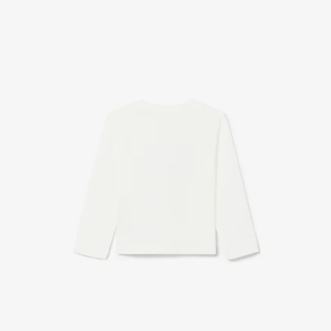Langärmliges Baumwoll-T-Shirt