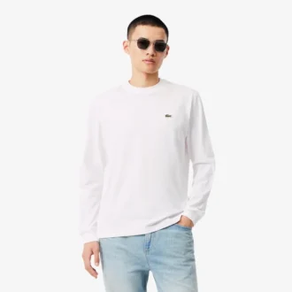 Langärmliges Baumwoll-T-Shirt für Herren