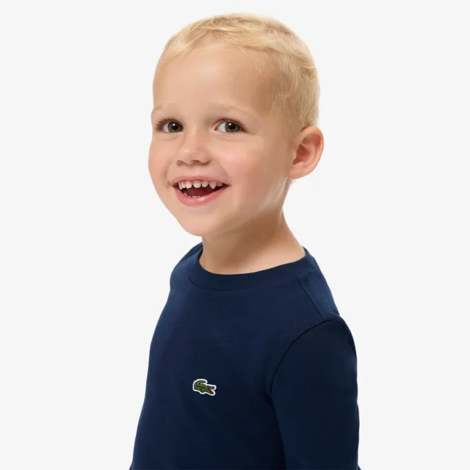 Langärmliges Baumwoll-T-Shirt für Kinder