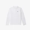 Langärmliges Piqué-Poloshirt für Jungen
