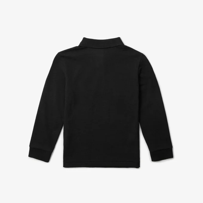 Langärmliges Piqué-Poloshirt für Jungen