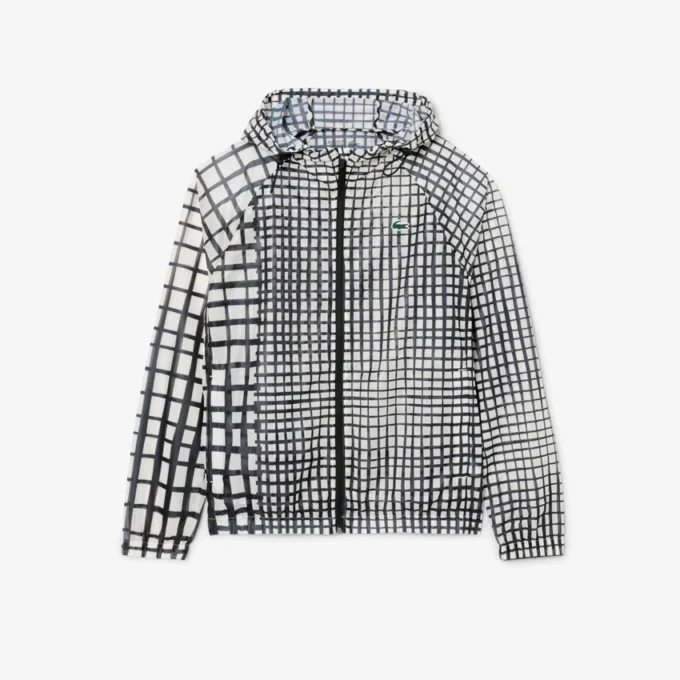 Leichte Sportjacke für Herren mit Krokodil-Print
