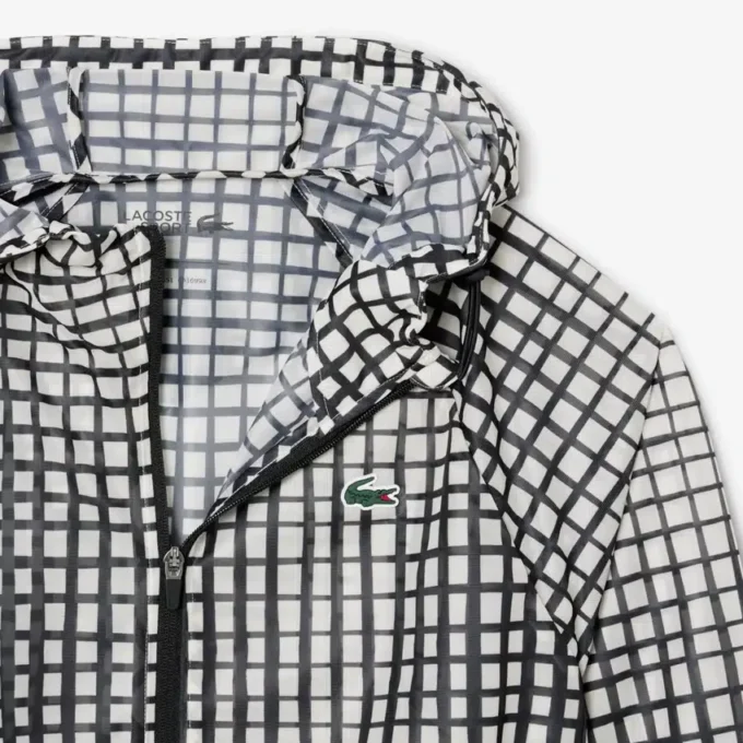 Leichte Sportjacke für Herren mit Krokodil-Print