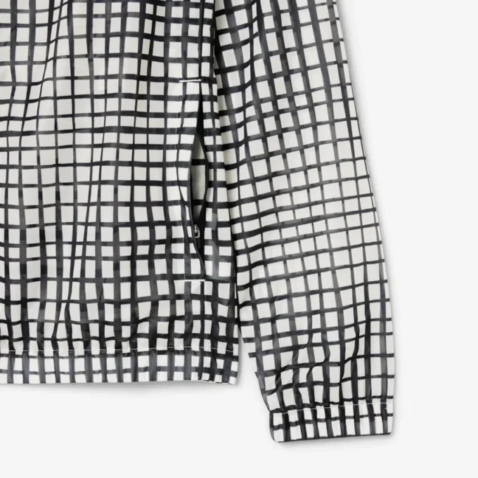 Leichte Sportjacke für Herren mit Krokodil-Print