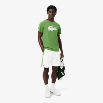 Leichte Tennis-Shorts für Herren mit Colorblock-Streifen