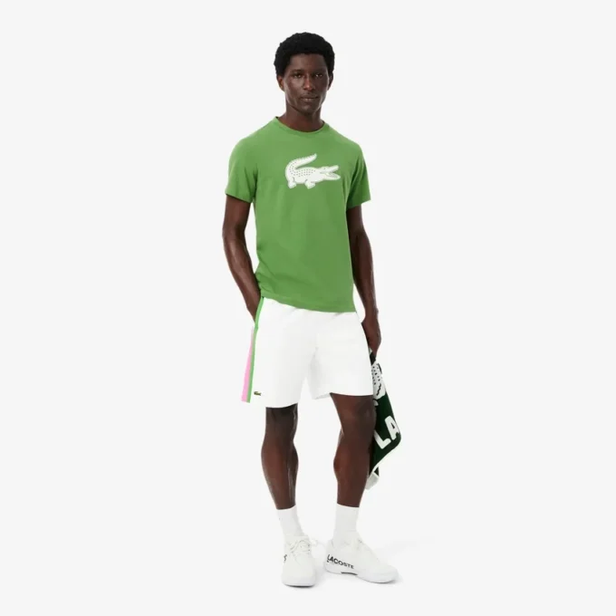 Leichte Tennis-Shorts für Herren mit Colorblock-Streifen