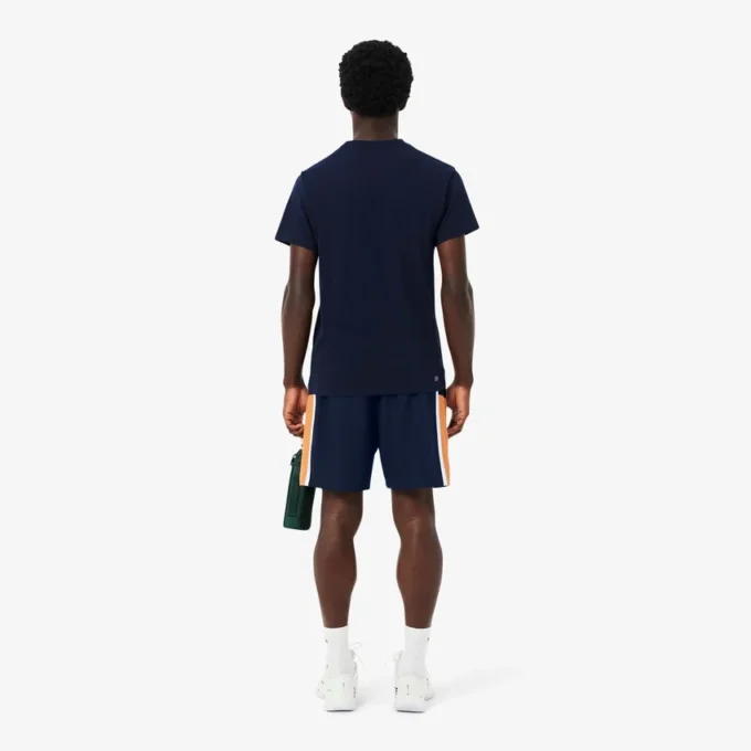 Leichte Tennis-Shorts für Herren mit Colorblock-Streifen