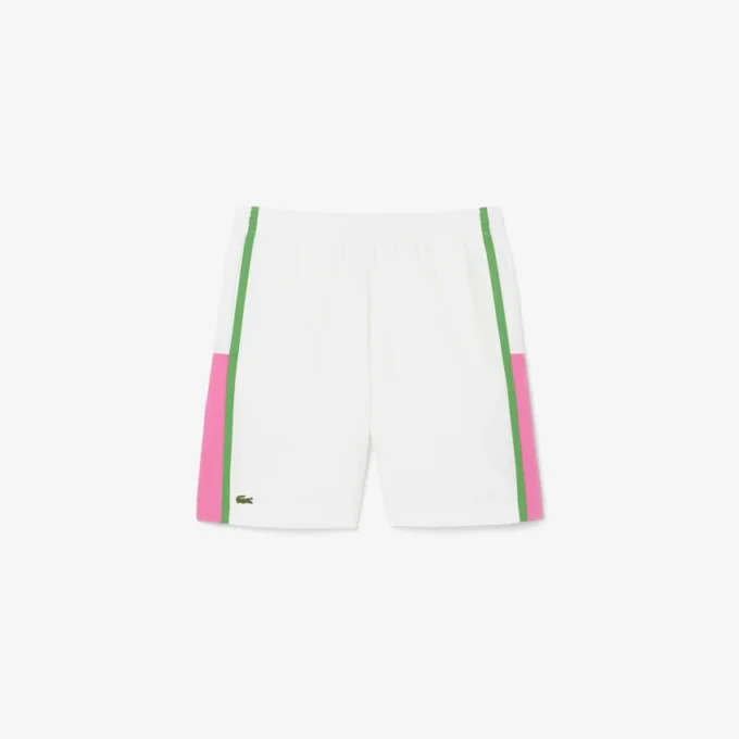 Leichte Tennis-Shorts für Herren mit Colorblock-Streifen