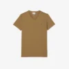 Leichtes Herren-T-Shirt aus Pima-Baumwolle mit V-Ausschnitt