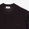Locker sitzender, kurzärmeliger Pullover mit Print