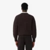 Locker sitzender Strickcardigan aus gerippter Baumwolle