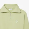 Locker sitzendes Sweatshirt mit Reißverschluss und Piqué-Stoff