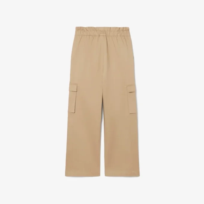 Mädchen-Cargohose aus Baumwolltwill