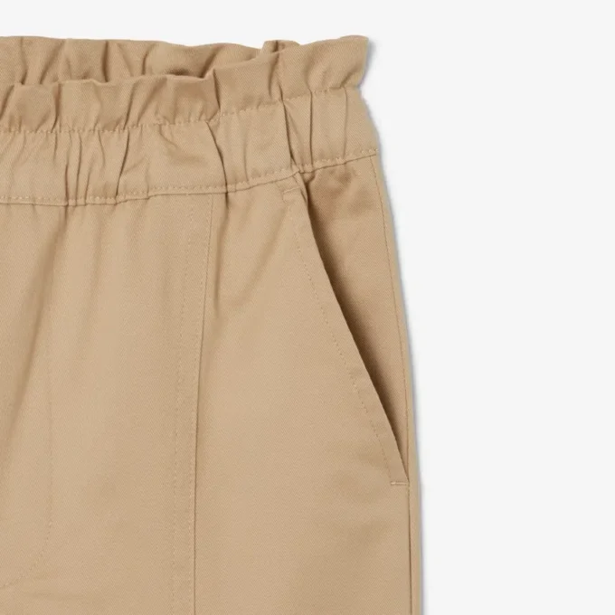 Mädchen-Cargohose aus Baumwolltwill