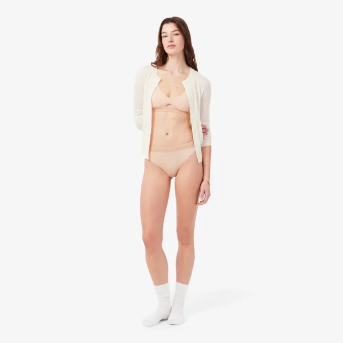 Mesh-Slip mit Logo