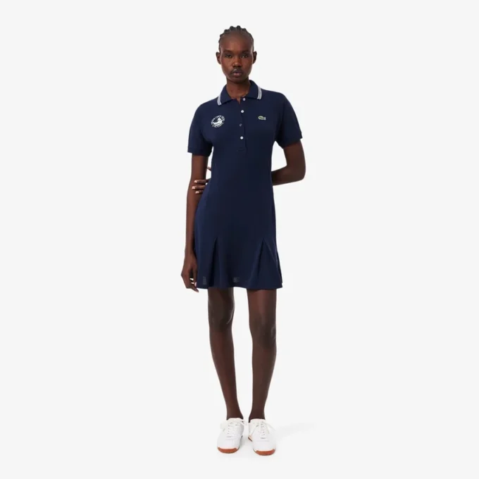 Miami Open Edition Polo-Kragen-Kleid