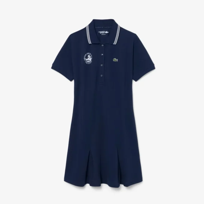 Miami Open Edition Polo-Kragen-Kleid