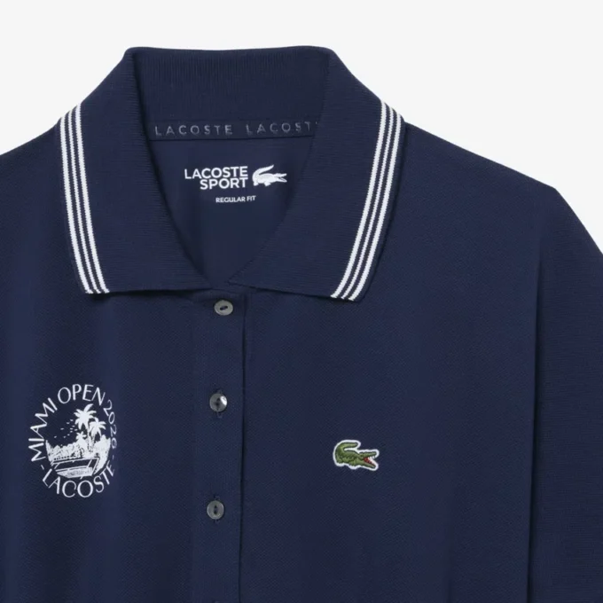 Miami Open Edition Polo-Kragen-Kleid