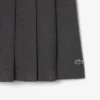 Midi-Rock aus plissiertem Flanell für Damen