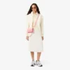 Midi-Rock aus plissiertem Satin für Damen