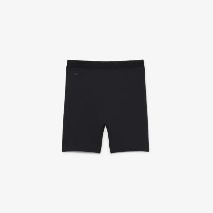 Mikrofaser-Radsportshorts mit hoher Taille