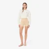 Mikrofaser-Radsportshorts mit hoher Taille