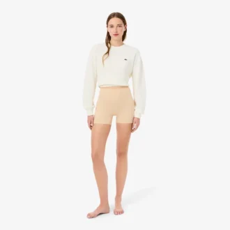 Mikrofaser-Radsportshorts mit hoher Taille