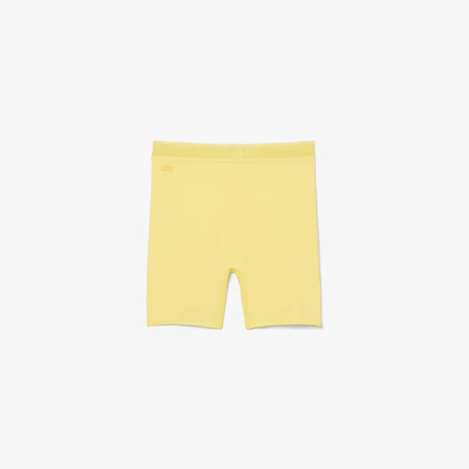 Mikrofaser-Radsportshorts mit hoher Taille
