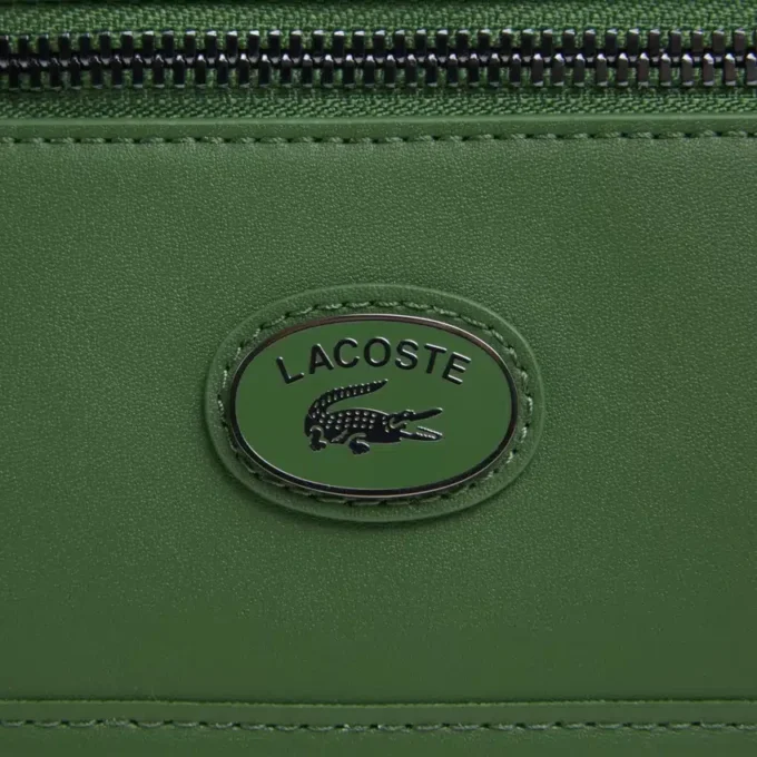 Mini-Messenger-Tasche aus Leder mit Monogramm