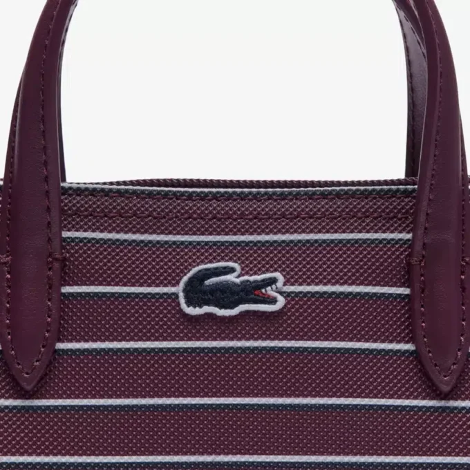 Mini Striped L.12.12 Concept Tote