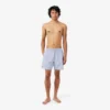 Mittellange Retroshorts mit Krokodil-Print