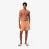 Mittellange Retroshorts mit Krokodil-Print